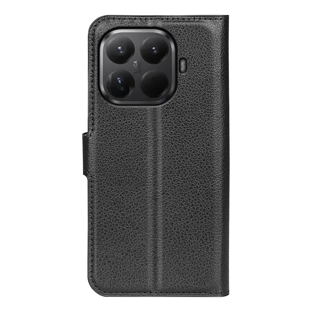 Litchi könyv tok a Xiaomi 17T-hez - fekete