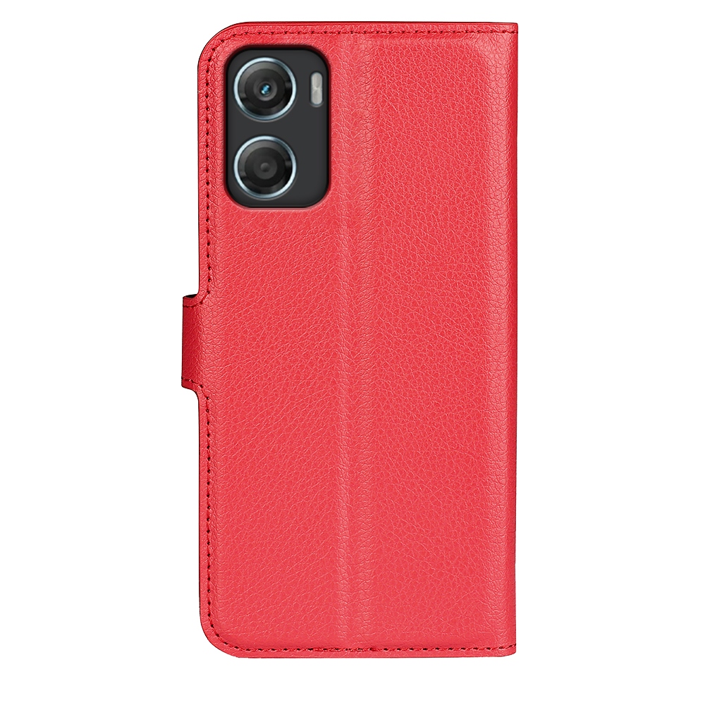 Litchi könyv tok Motorola Moto G06-hoz - piros