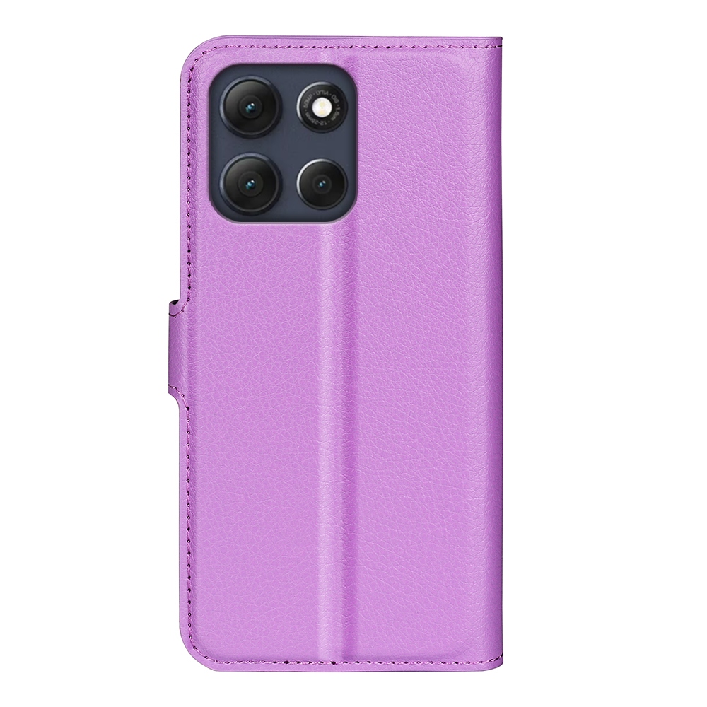 Litchi könyvformájú tok a Motorola Moto G86 5G-hez – lila