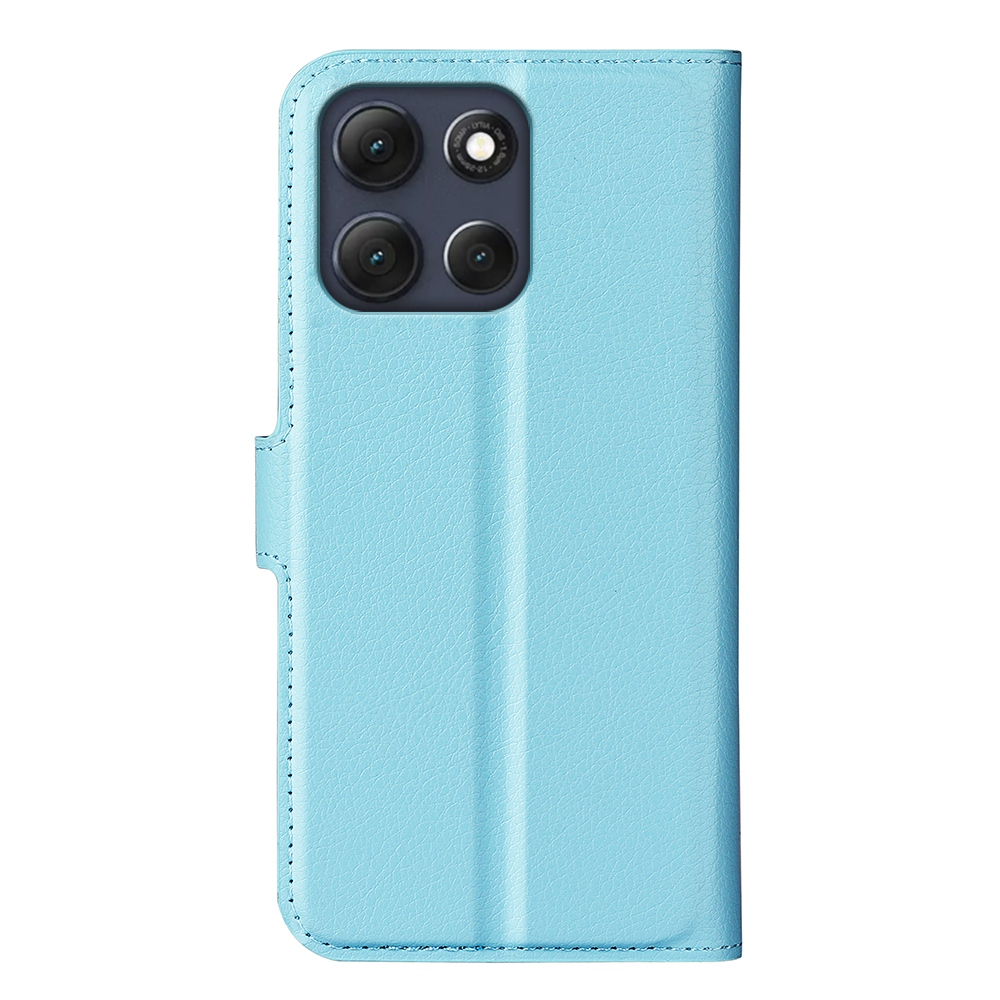 Litchi könyvformájú tok a Motorola Moto G86 5G-hez – kék