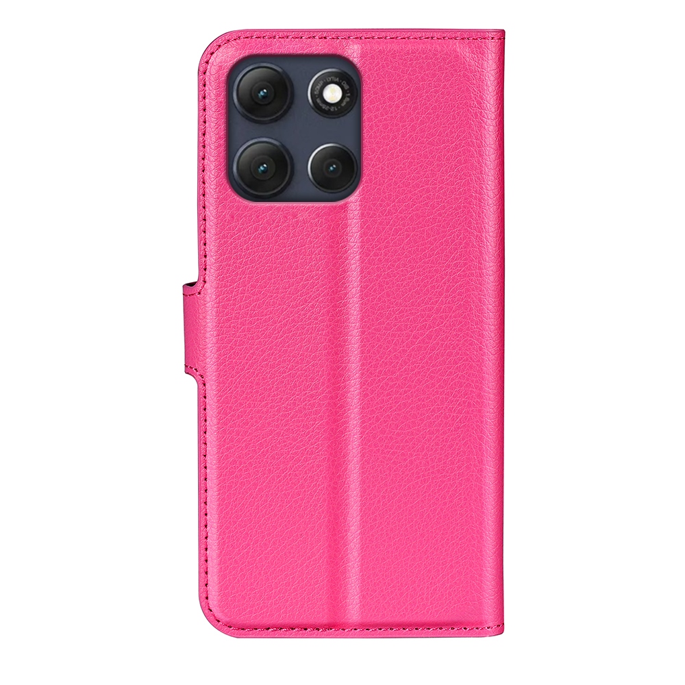 Litchi könyvformájú tok a Motorola Moto G86 Power 5G-hez – rózsaszín
