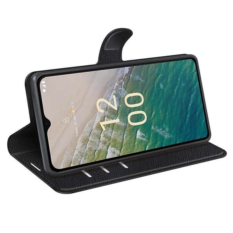 Litchi könyvtáska Nokia C32 készülékhez - fekete