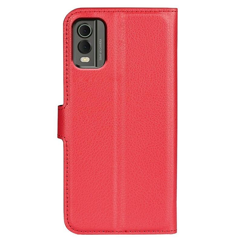 Litchi könyvtáska Nokia C32 készülékhez - piros