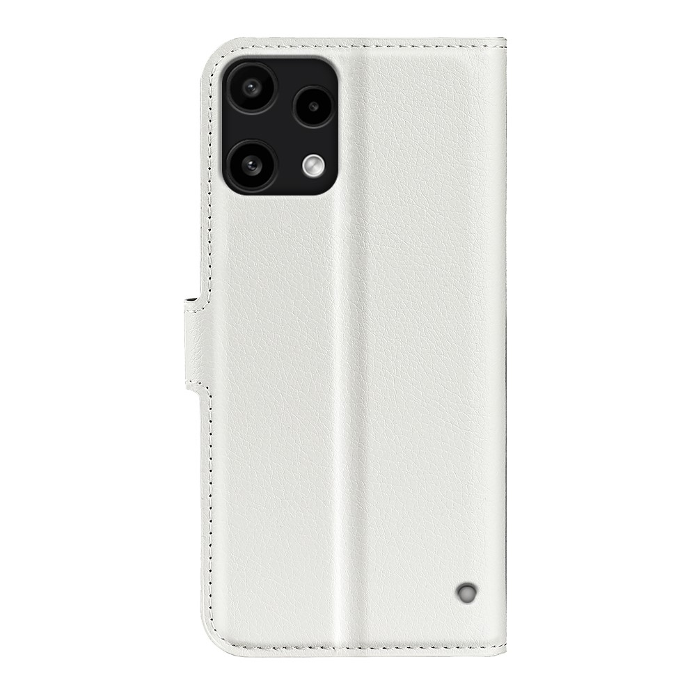 Litchi könyvtáska Nothing Phone (3a) Lite 5G készülékhez - fehér