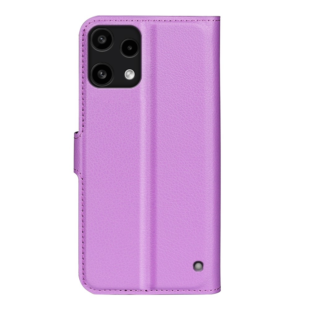 Litchi könyvtáska Nothing Phone (3a) Lite 5G telefonhoz - lila