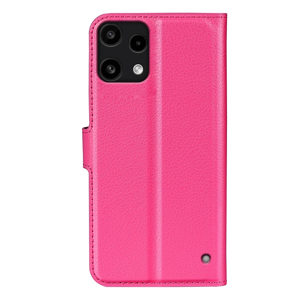 Litchi könyvtáska Nothing Phone (3a) Lite 5G telefonhoz - rózsaszínű