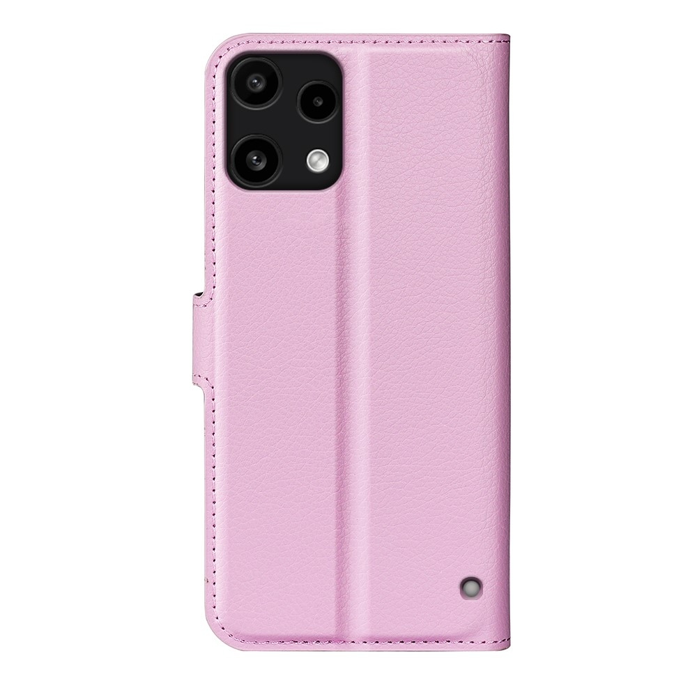 Litchi könyvtáska Nothing Phone (3a) Lite 5G készülékhez - rózsaszín