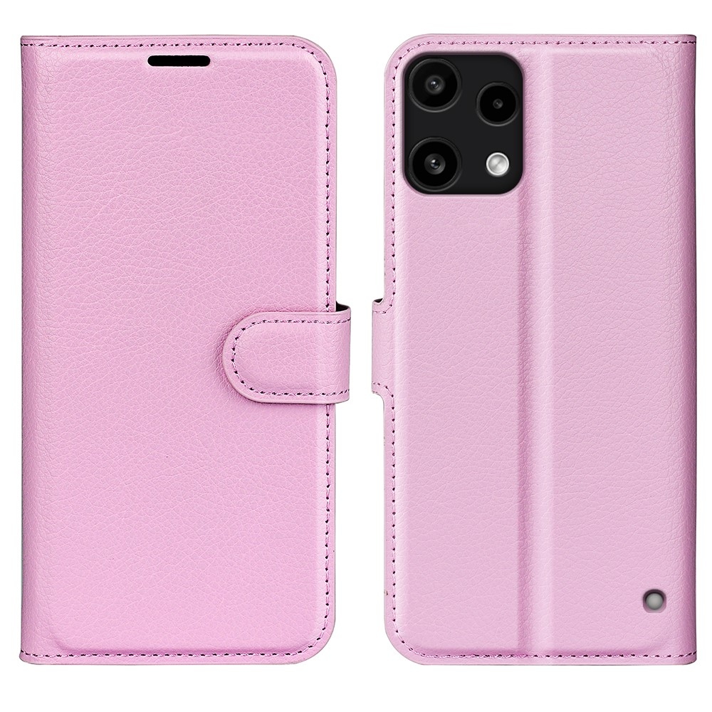 Litchi könyvtáska Nothing Phone (3a) Lite 5G készülékhez - rózsaszín