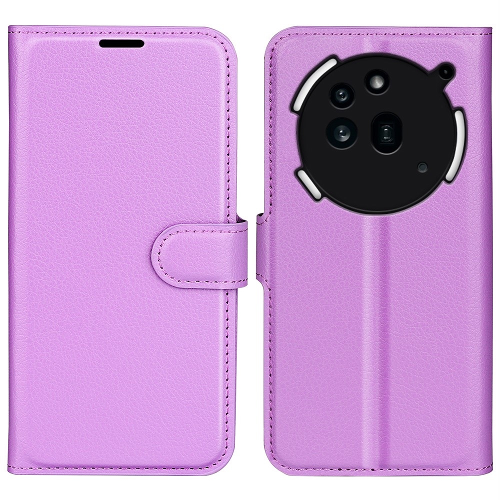 Litchi könyvtáska Nothing Phone (3a) Pro készülékhez - lila
