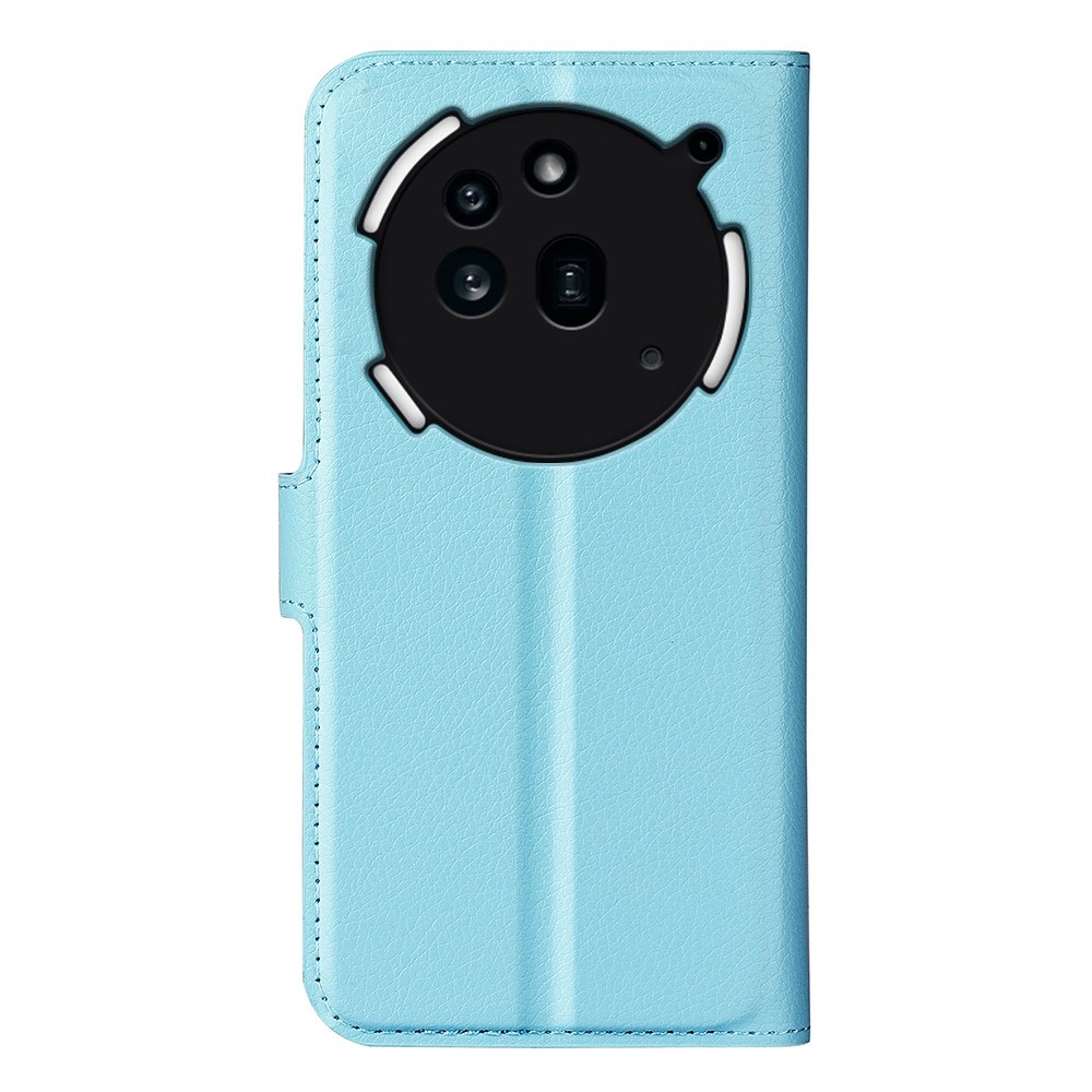 Litchi könyvtáska Nothing Phone (3a) Pro készülékhez - kék
