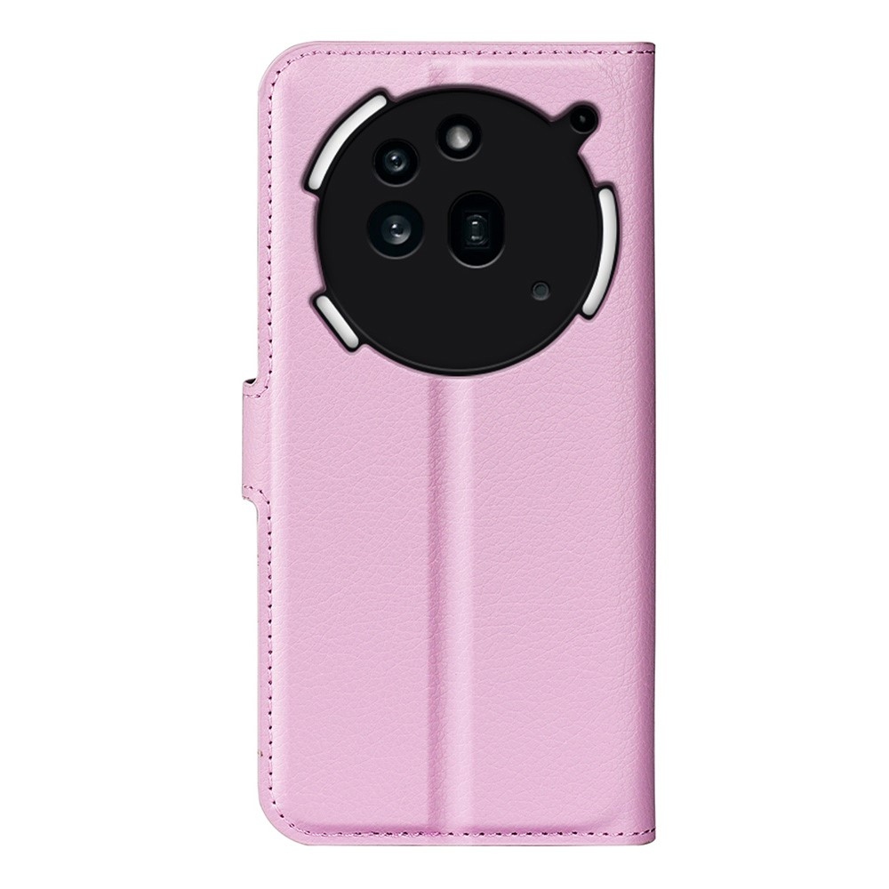 Litchi könyvtáska Nothing Phone (3a) Pro készülékhez - rózsaszín