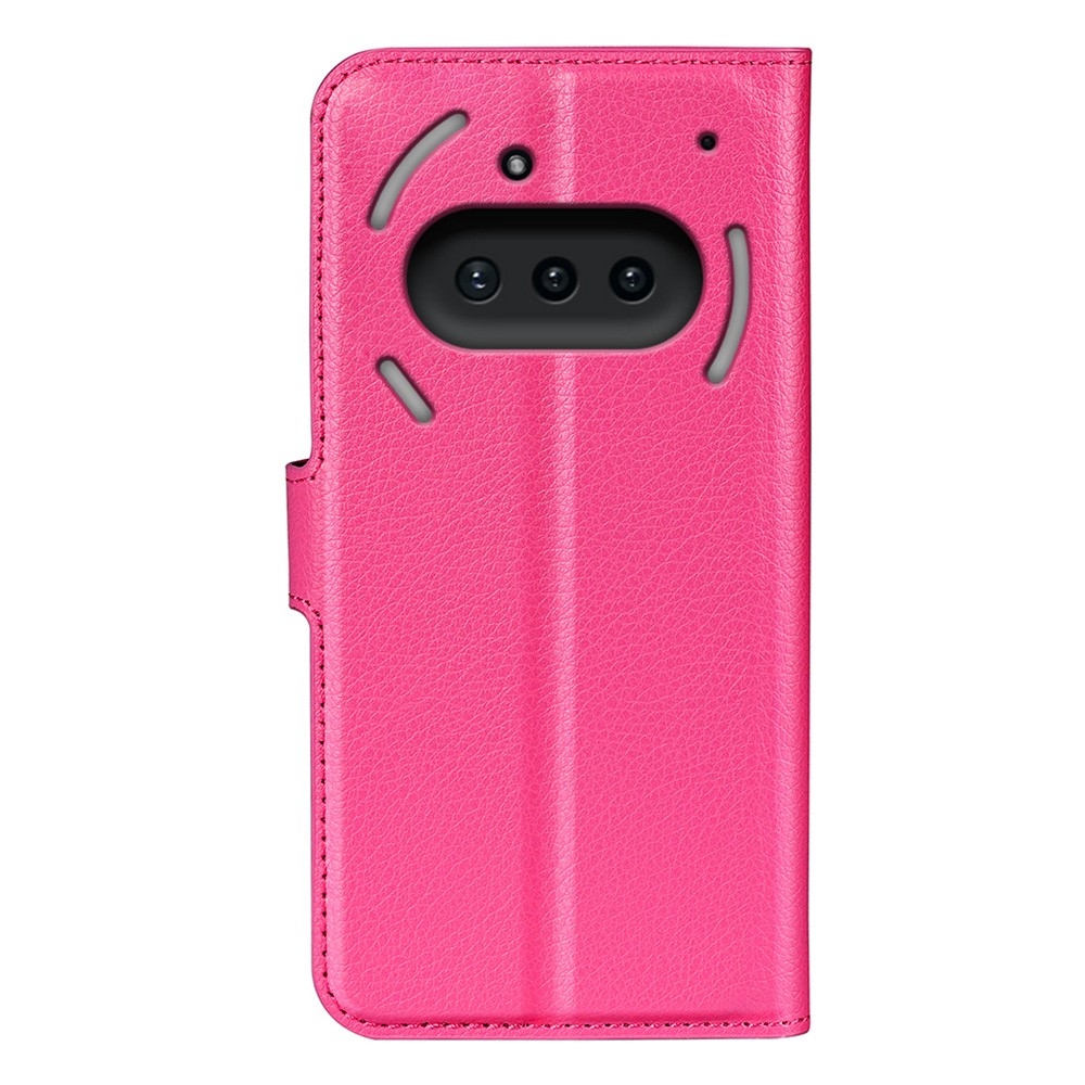 Litchi könyvtáska Nothing Phone-hoz (3a) - rózsaszínű