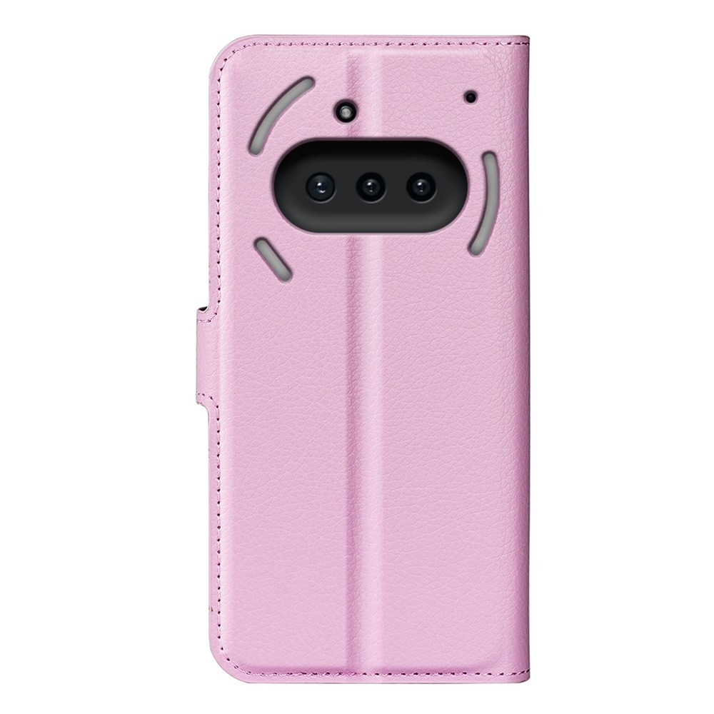 Litchi könyvtáska Nothing Phone-hoz (3a) - rózsaszín