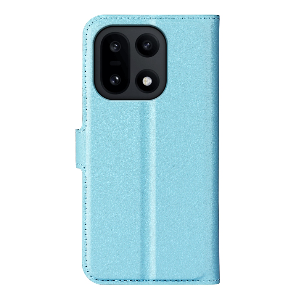 Litchi könyv tok OnePlus 15 5G-hez - kék
