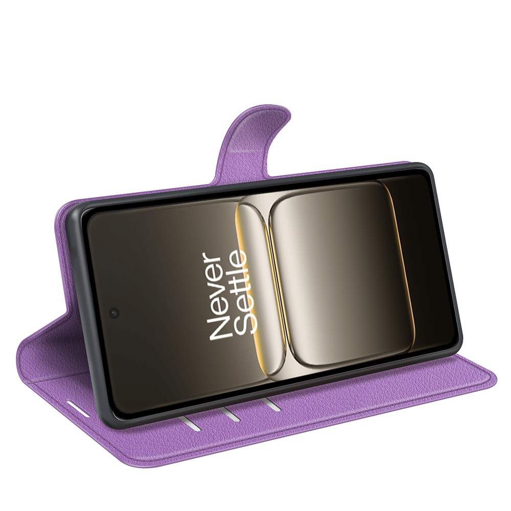 Litchi könyv tok OnePlus Nord 5 5G - lila - OnePlus Nord 5 5G - lila