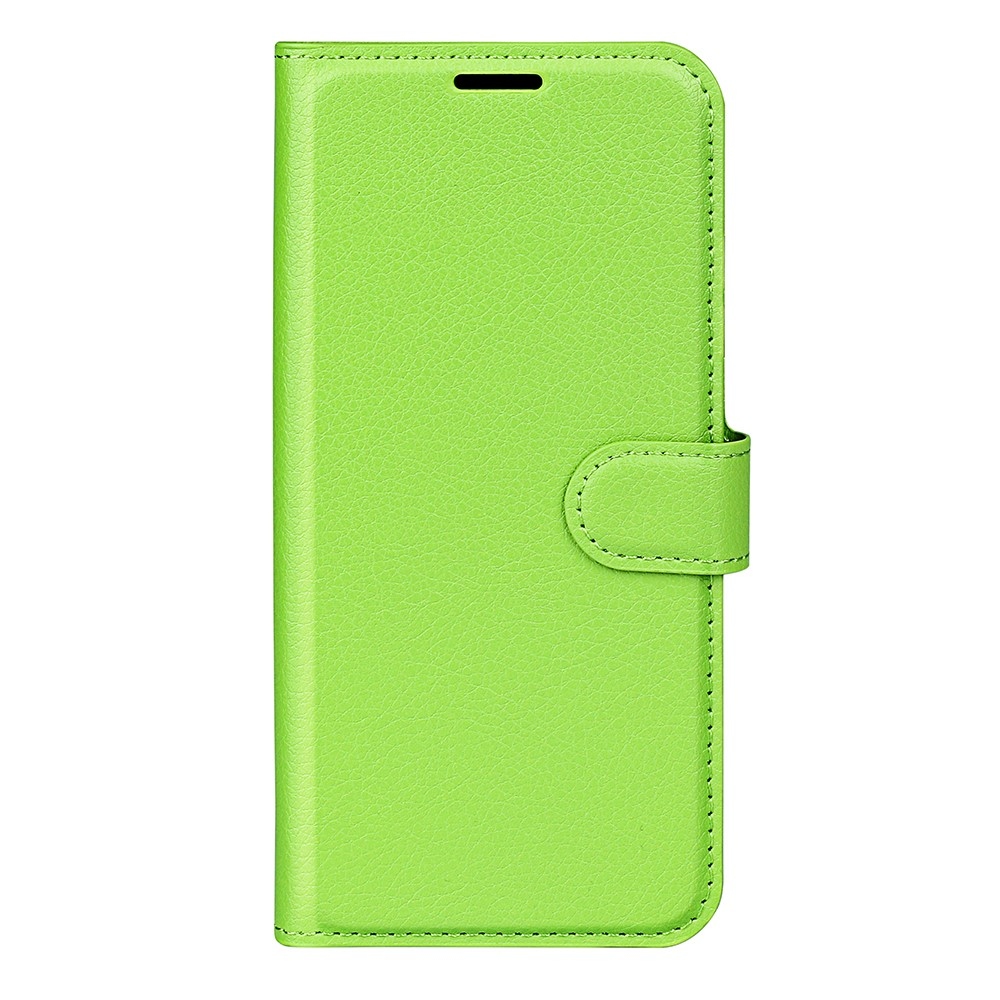 Litchi könyvformájú tok az Oppo Reno 16 5G-hez – zöld