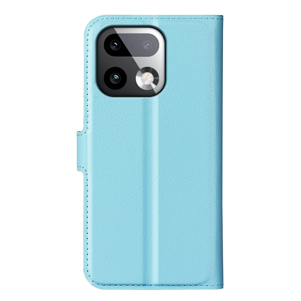 Litchi könyvtáska a Realme 16 Pro+ 5G készülékhez - kék