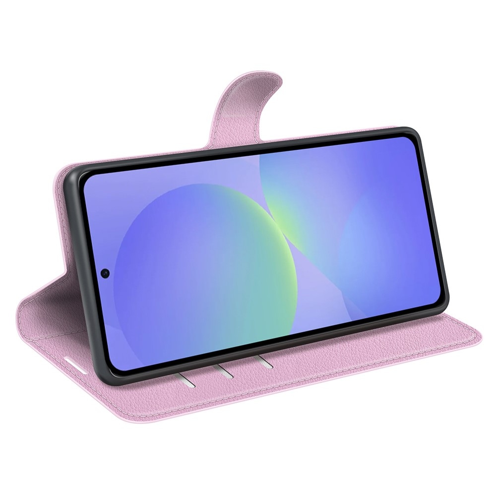 Litchi könyv tok Samsung Galaxy A37 5G - rózsaszínű