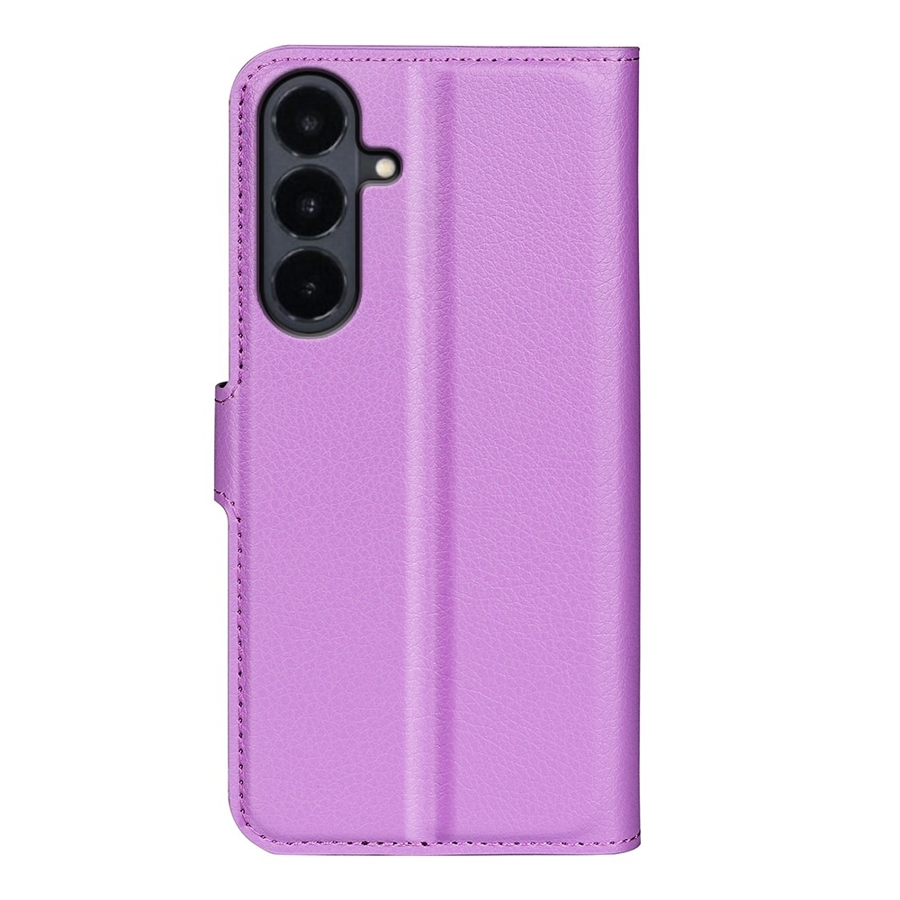 Litchi könyvformájú tok a Samsung Galaxy S26 FE-hez – lila