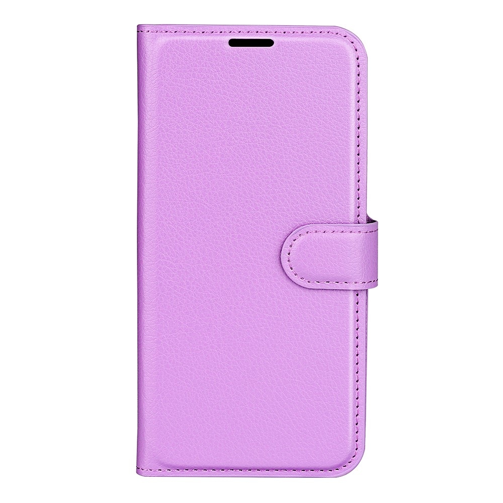 Litchi könyvformájú tok a Samsung Galaxy S26 FE-hez – lila