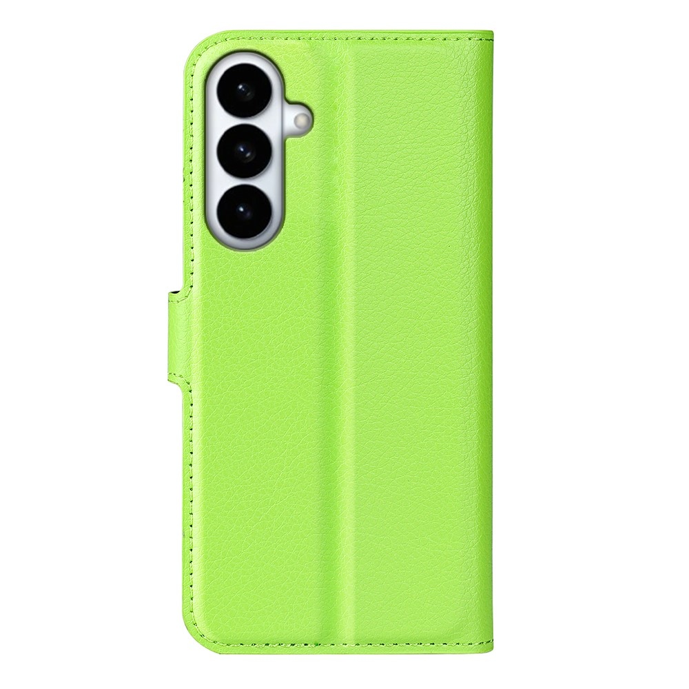 Litchi könyv tok Samsung Galaxy S26+ készülékhez - zöld