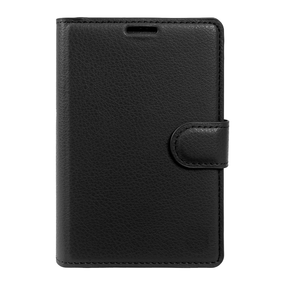 Litchi könyvformájú tok a Samsung Galaxy Z Fold8 5G-hez – fekete