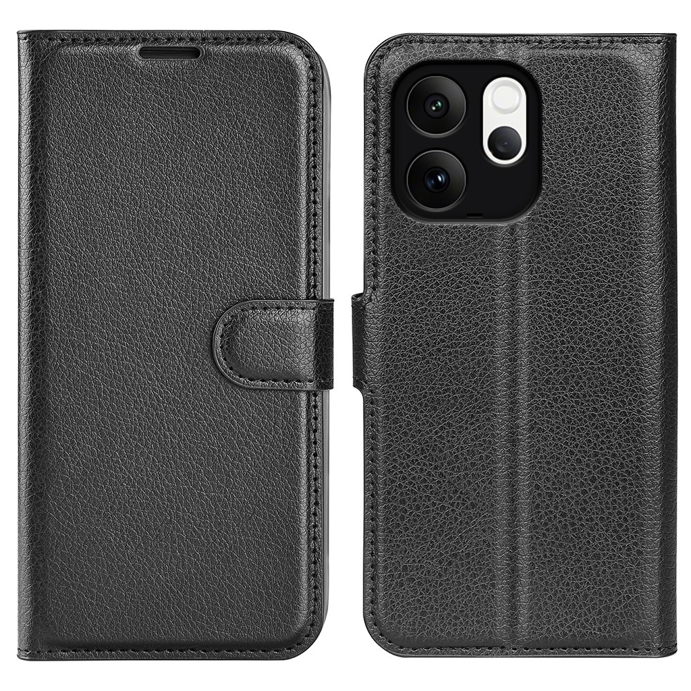 Litchi könyv tok a Vivo V70 5G készülékhez - fekete