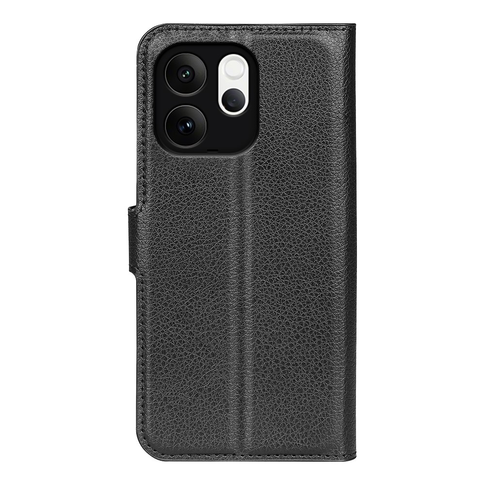 Litchi könyv tok a Vivo V70 5G készülékhez - fekete