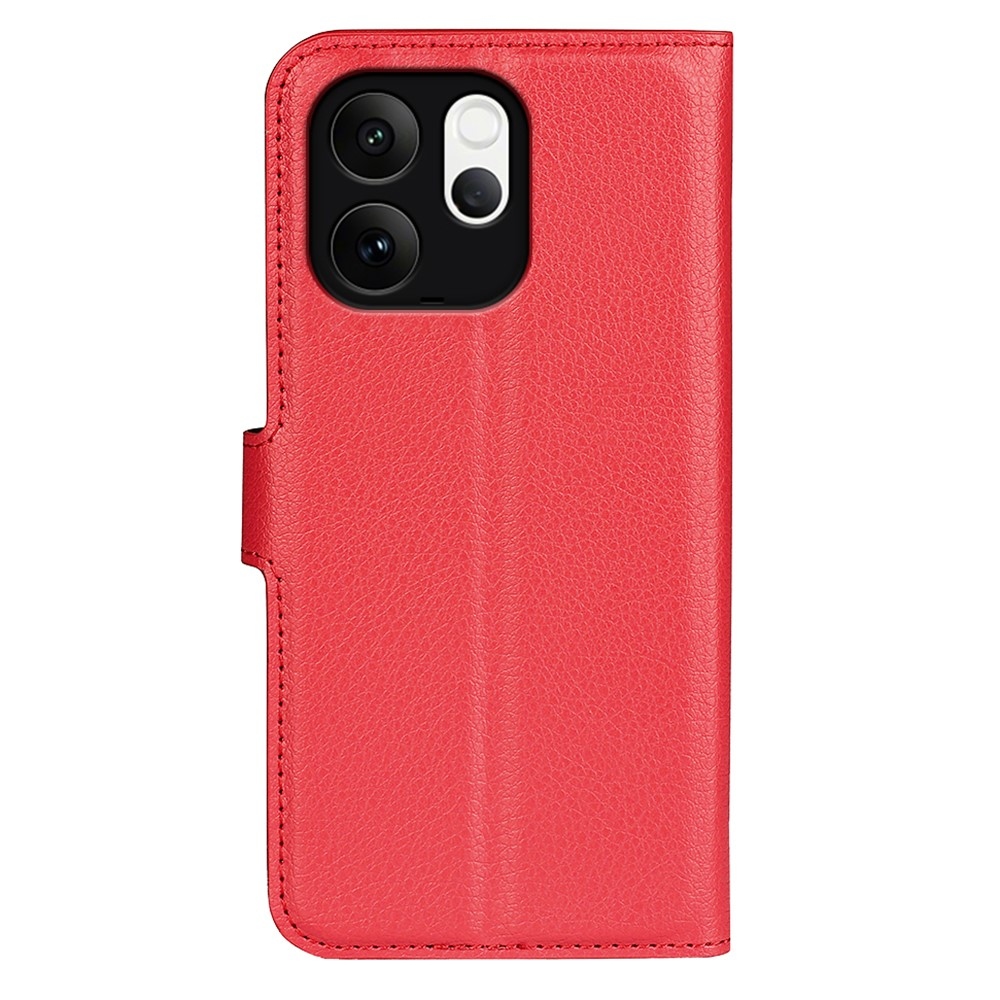 Litchi könyv tok a Vivo V70 5G-hez - piros