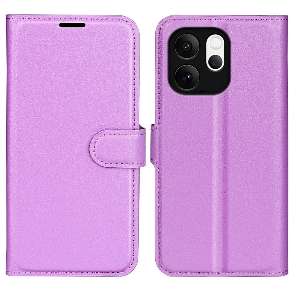 Litchi könyv tok a Vivo V70 5G-hez - lila