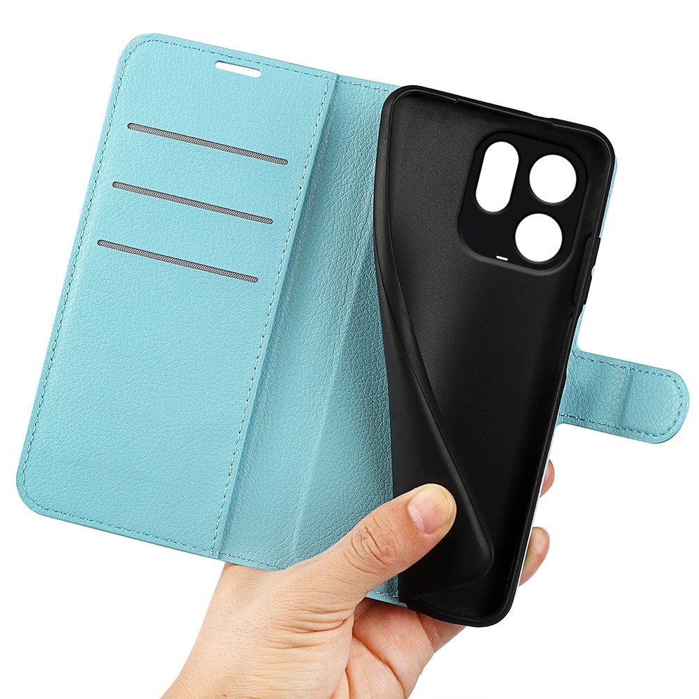 Litchi könyv tok a Vivo V70 5G-hez - kék