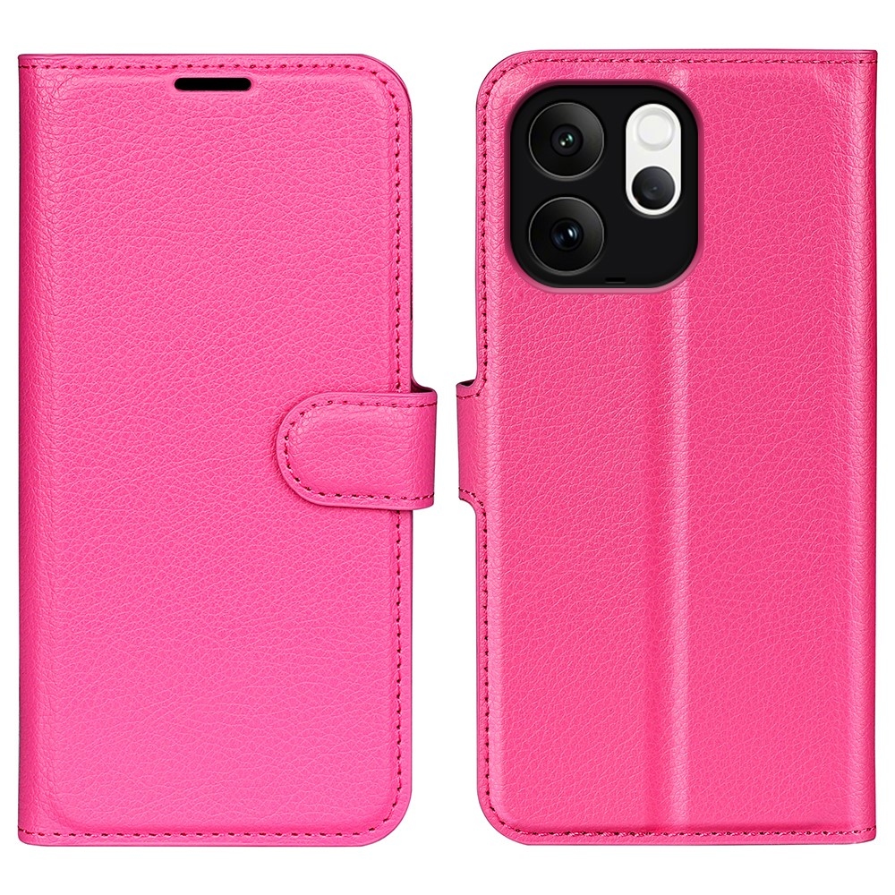 Litchi könyv tok a Vivo V70 5G-hez - rózsa