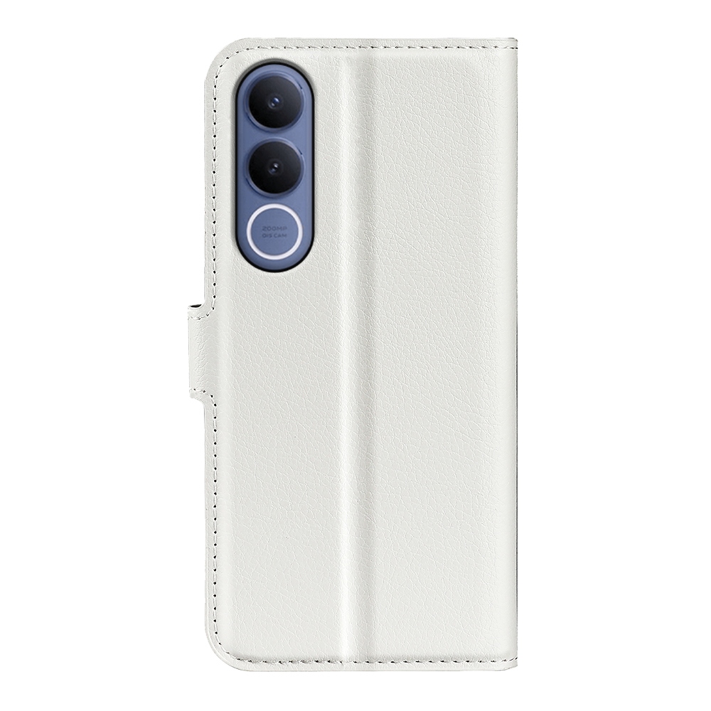 Litchi könyv tok a Vivo V70 FE 5G készülékhez - fehér