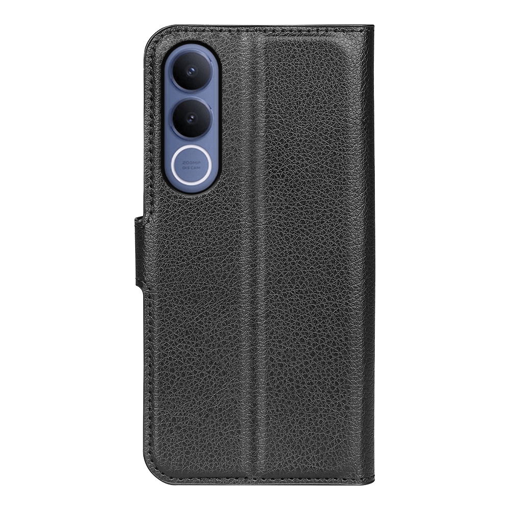 Litchi könyv tok a Vivo V70 FE 5G készülékhez - fekete