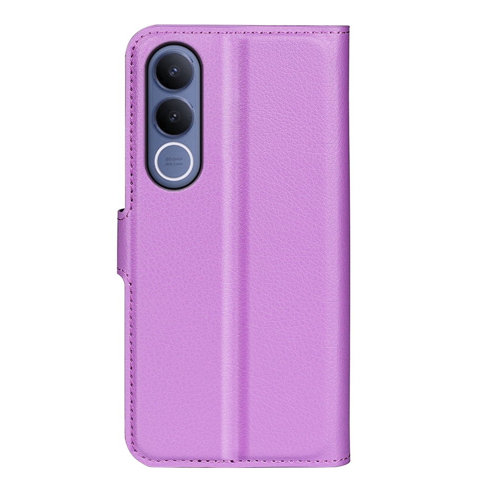 Litchi könyv tok a Vivo V70 FE 5G készülékhez - lila