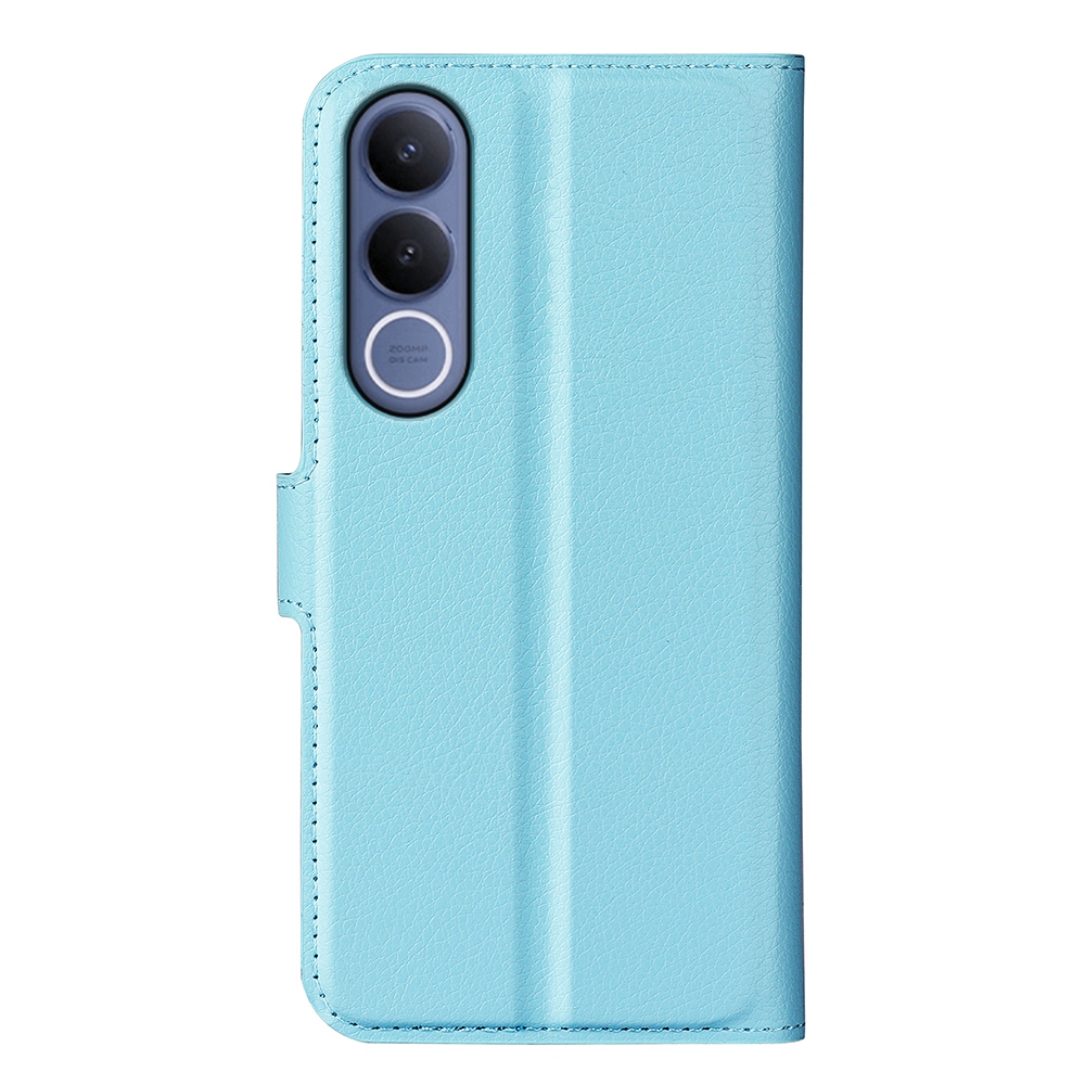 Litchi könyv tok a Vivo V70 FE 5G készülékhez - kék