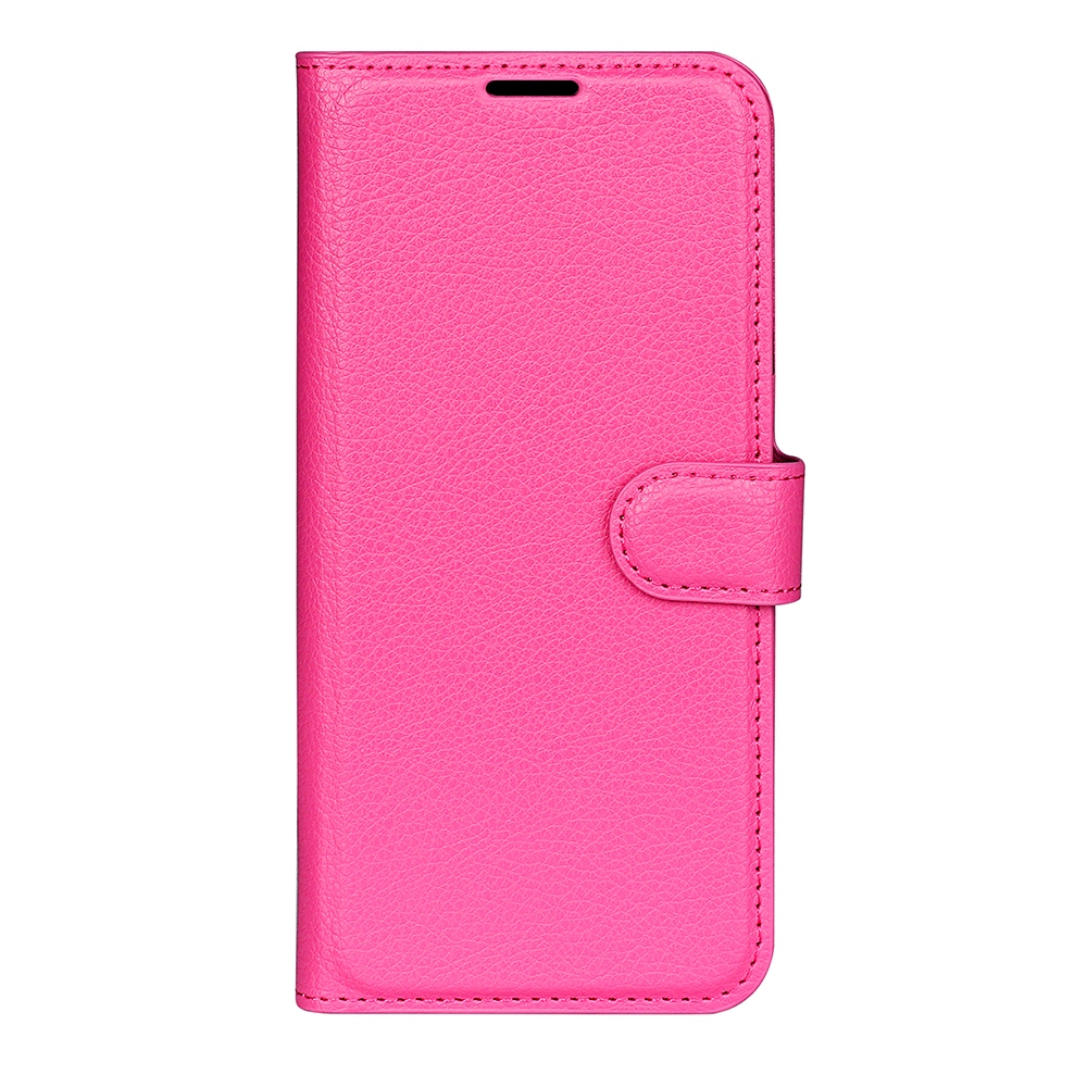 Litchi könyv tok a Vivo V70 FE 5G-hez - rózsa