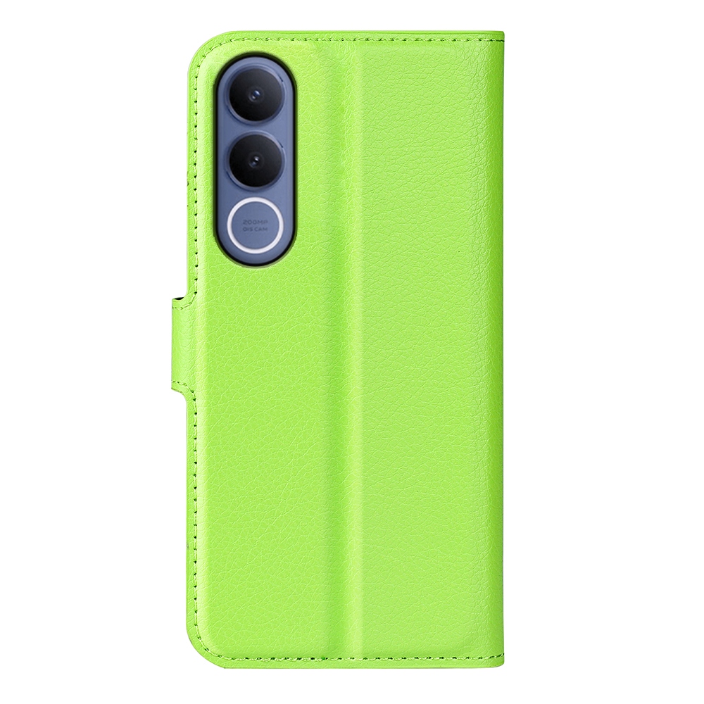 Litchi könyv tok a Vivo V70 FE 5G készülékhez - zöld