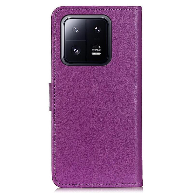 Litchi könyv tok a Xiaomi 13-hoz - lila