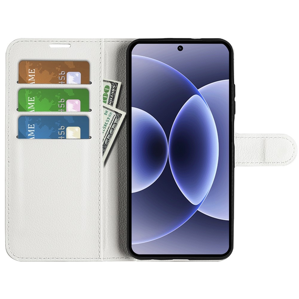 Litchi könyv tok a Xiaomi 17-hez - fehér