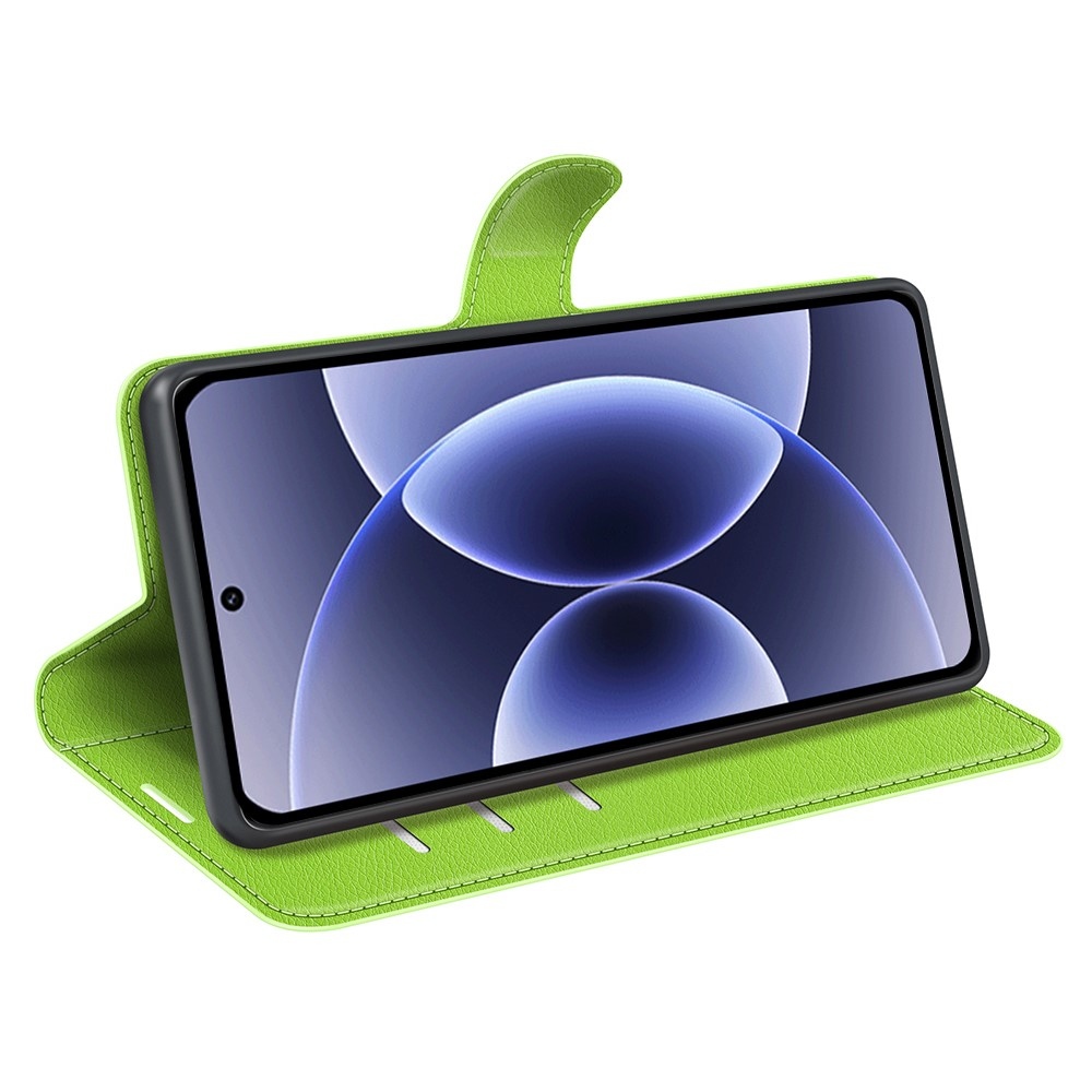 Litchi könyv tok a Xiaomi 17-hez - zöld