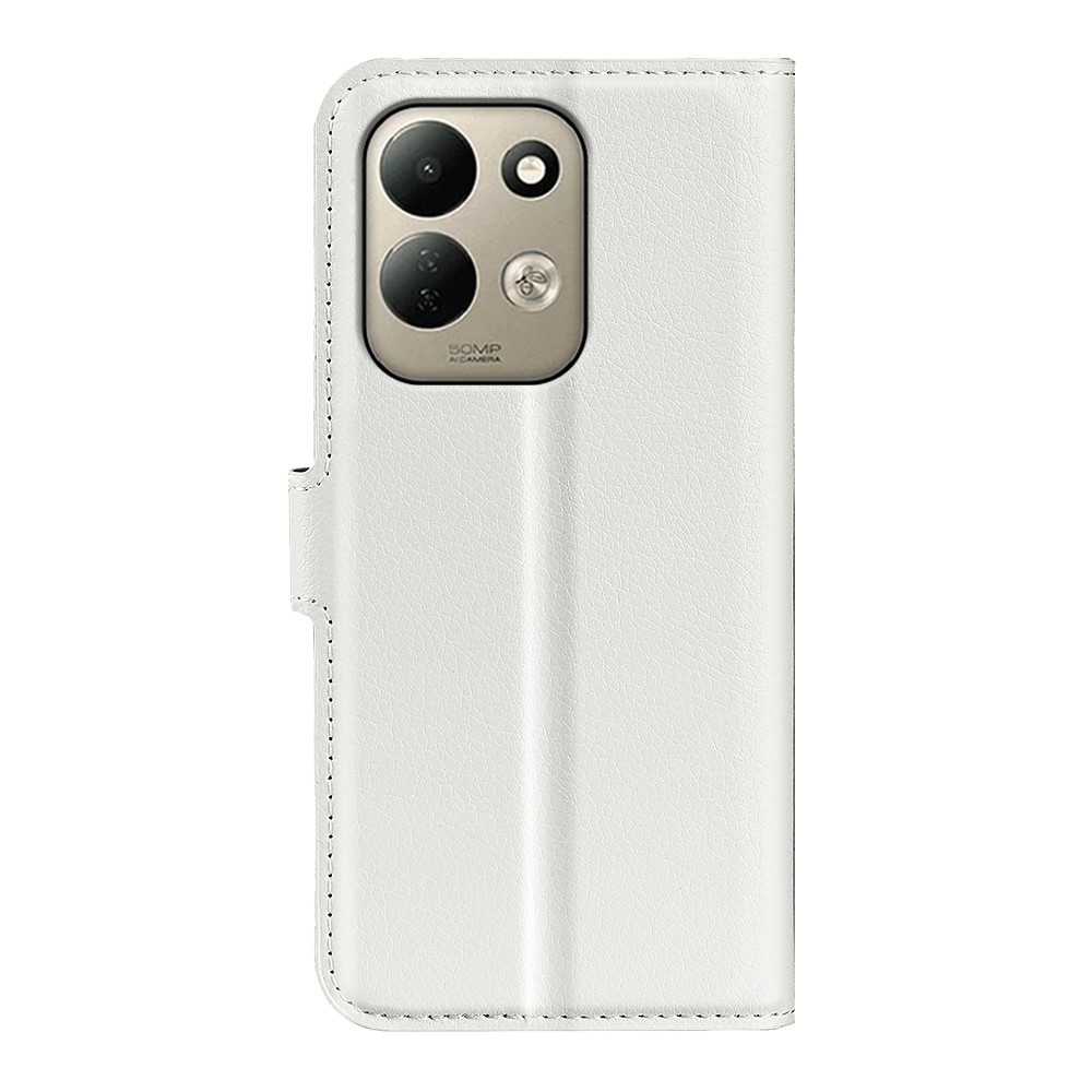 Litchi könyvhátlap a Xiaomi Redmi 17 4G/5G-hez – fehér