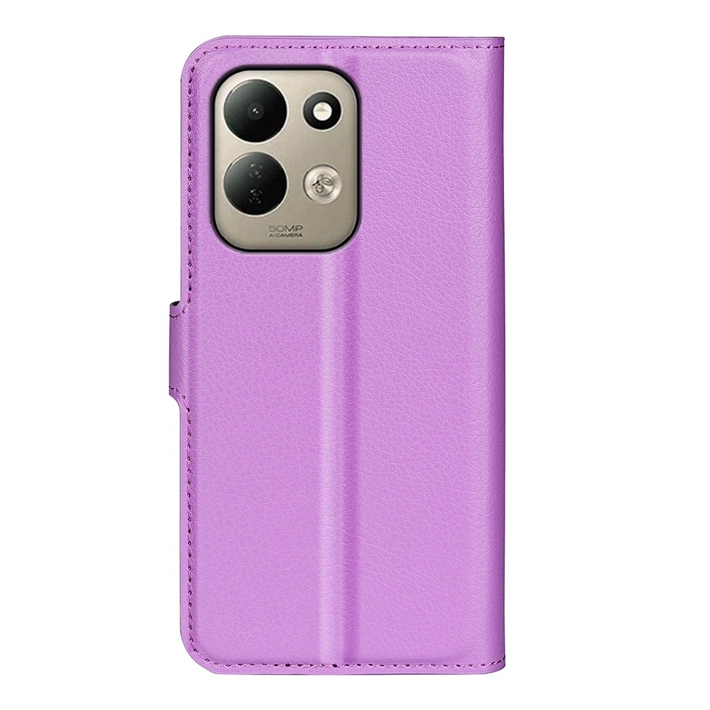 Litchi könyvhátlap a Xiaomi Redmi 17 4G/5G-hez – lila