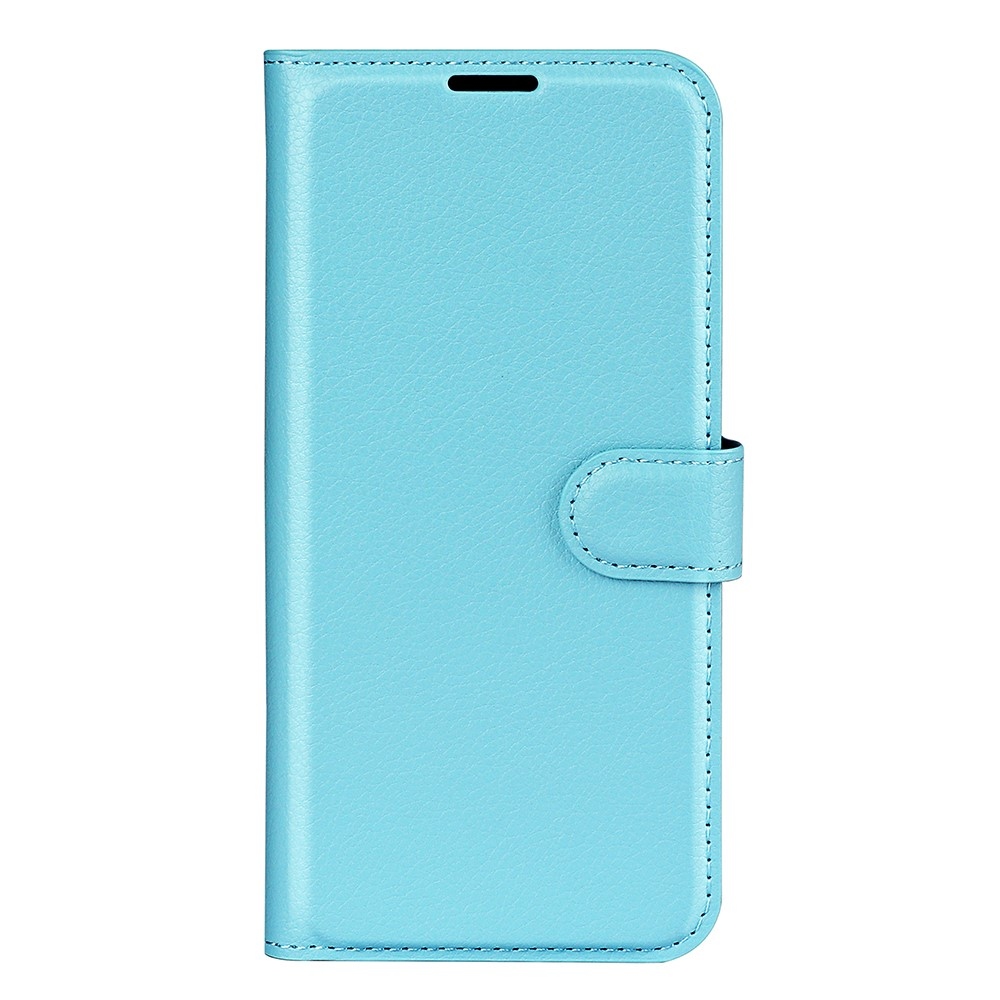 Litchi könyvformájú tok a Xiaomi Redmi 17 4G/5G-hez – kék