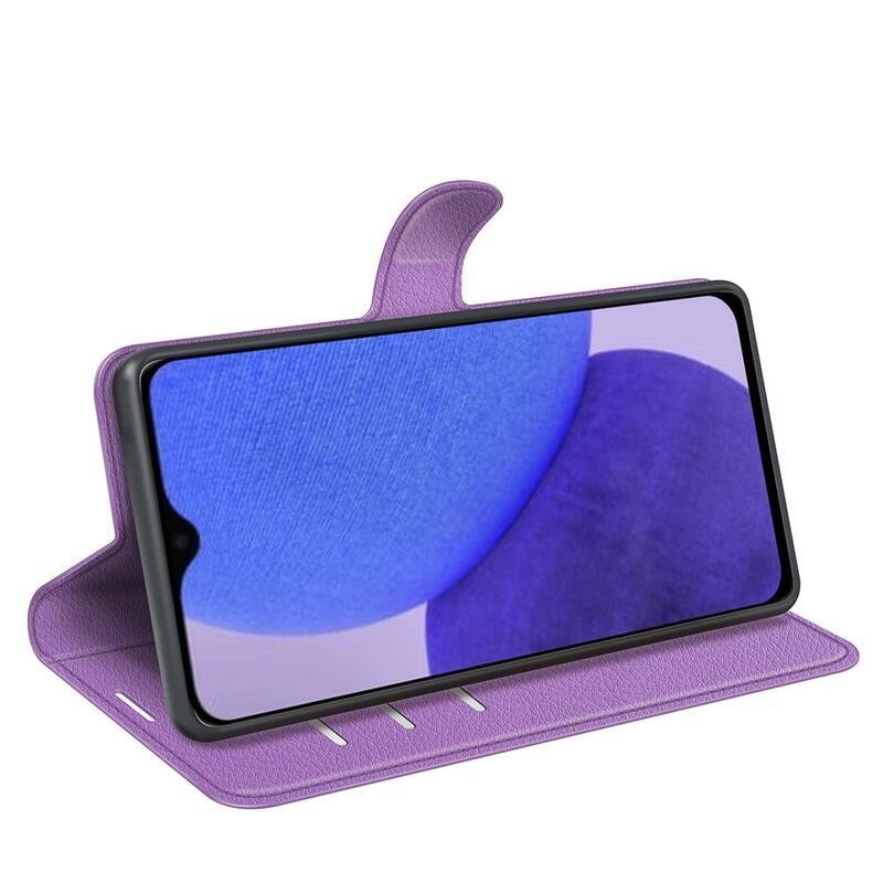 Litchi könyv tok Xiaomi Redmi A1+/A2+ - lila