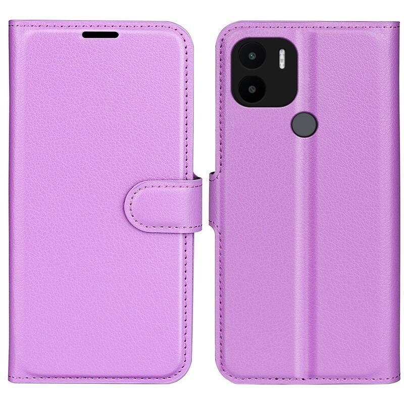 Litchi könyv tok Xiaomi Redmi A1+/A2+ - lila