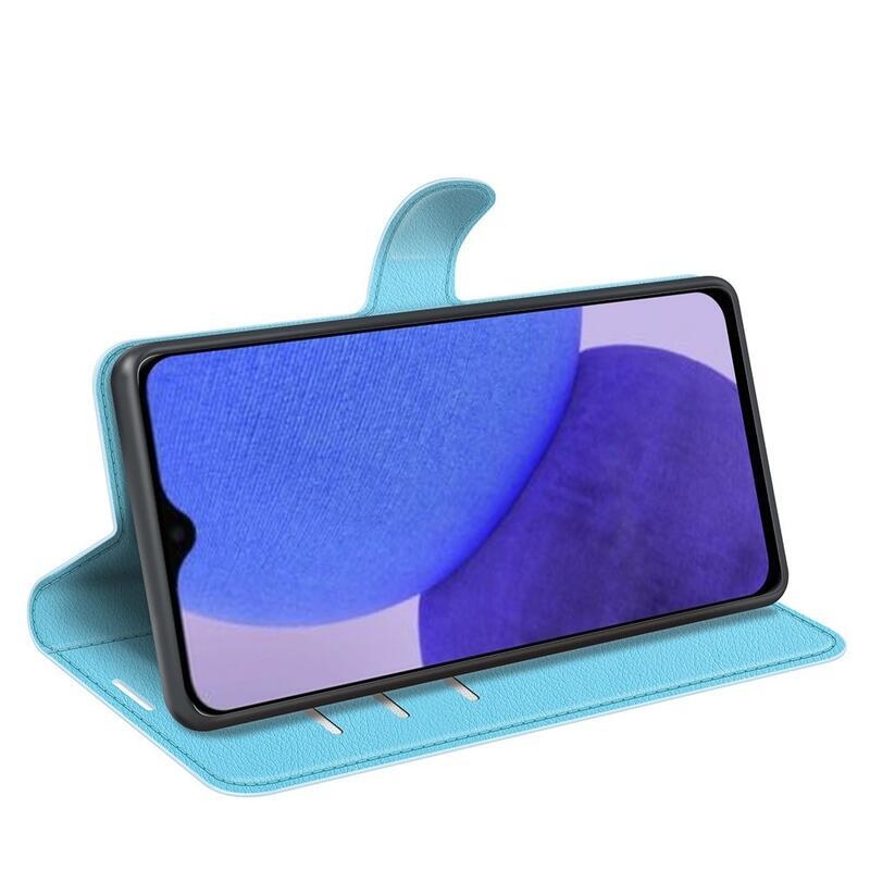 Litchi könyv tok Xiaomi Redmi A1+/A2+ - kék