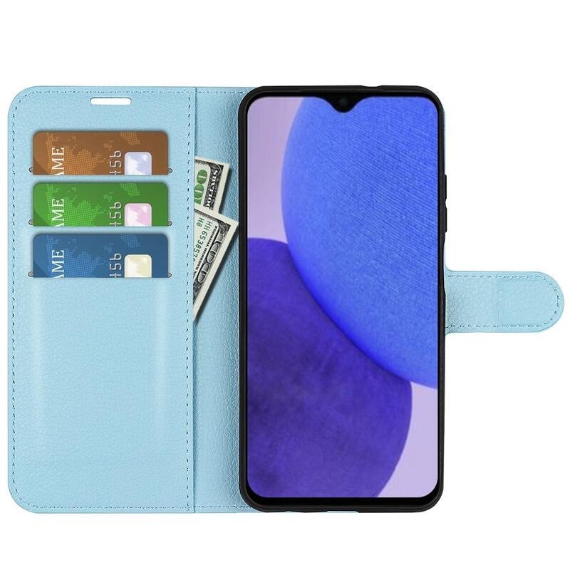 Litchi könyv tok Xiaomi Redmi A1+/A2+ - kék