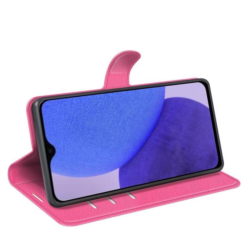 Litchi könyv tok Xiaomi Redmi A1+/A2+ - rózsa