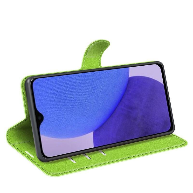 Litchi könyv tok Xiaomi Redmi A1+/A2+ - zöld